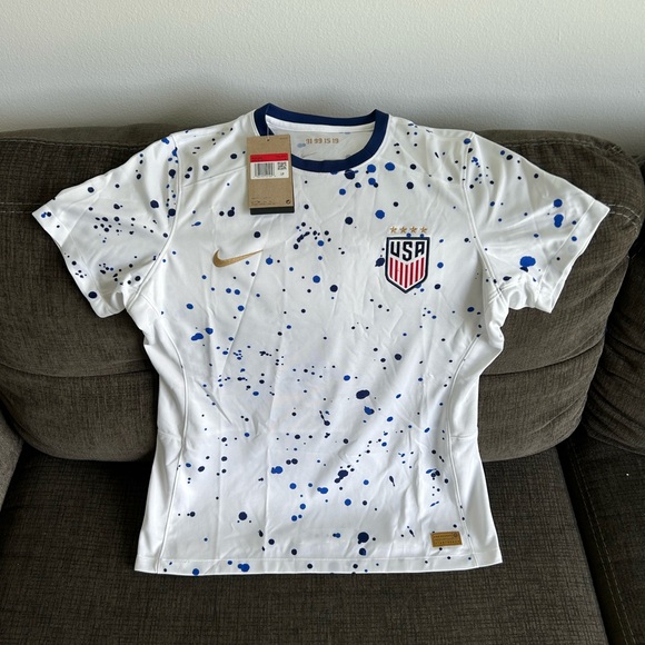 Nike Authentic USA National Soccer Team DR5578-101 Jersey Women’s Sz: Large - Picture 1 of 5
